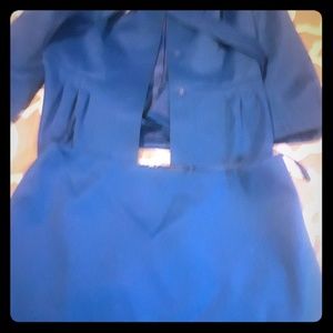 Woman suit 3 pcs. Jacket, skirt and belt